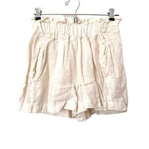 WINSTON WHITE Linen Blend High‎ Rise Short Sz S
